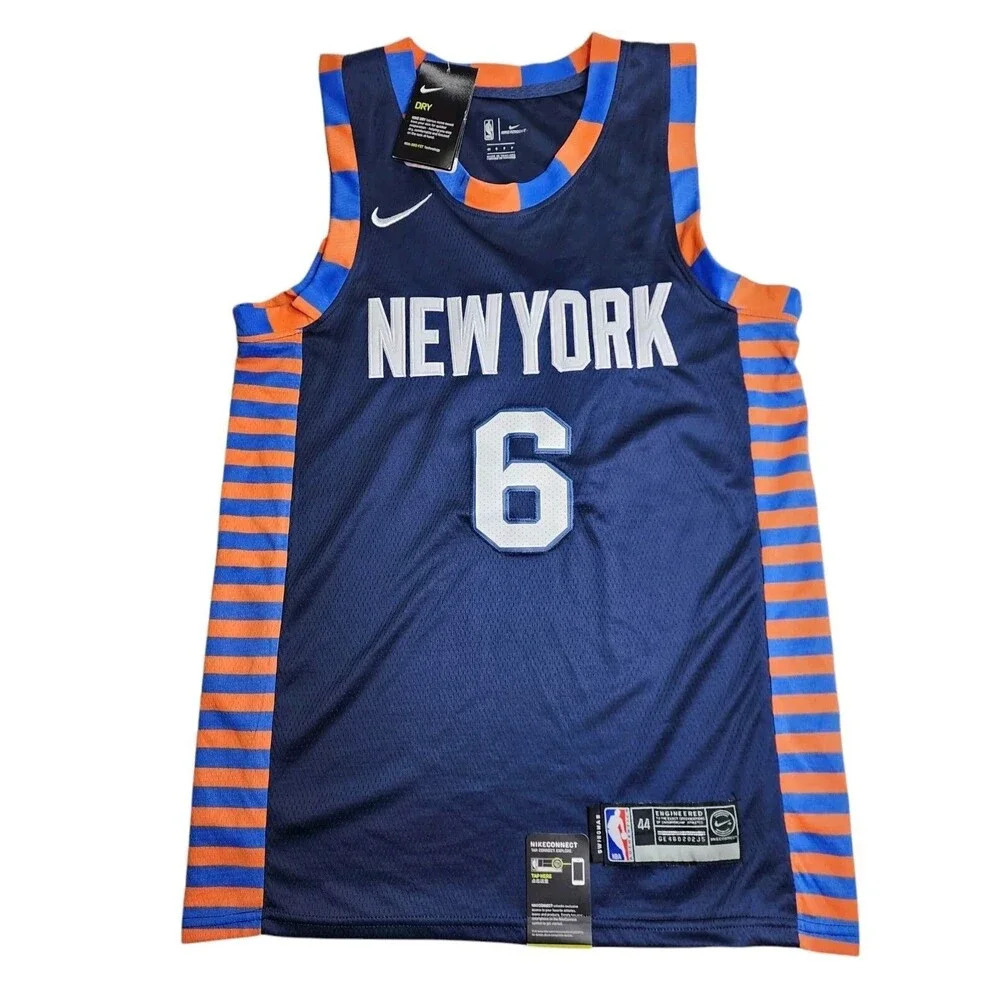Nike New York Knicks‎ Kristaps Porzingis NBA Swingman Jersey Men's Size 44 Small